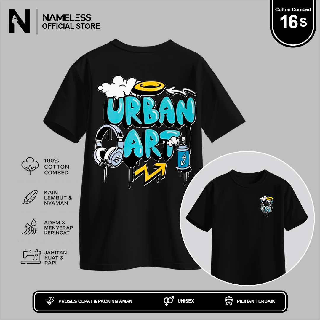 Urban Art Graphic T-Shirt - Street Graffiti Edition